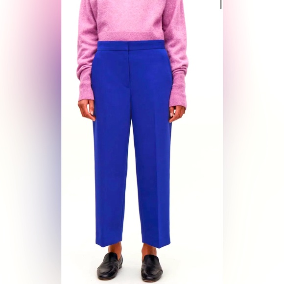 COS Pants - COS Straight Leg Trousers Wool Poly